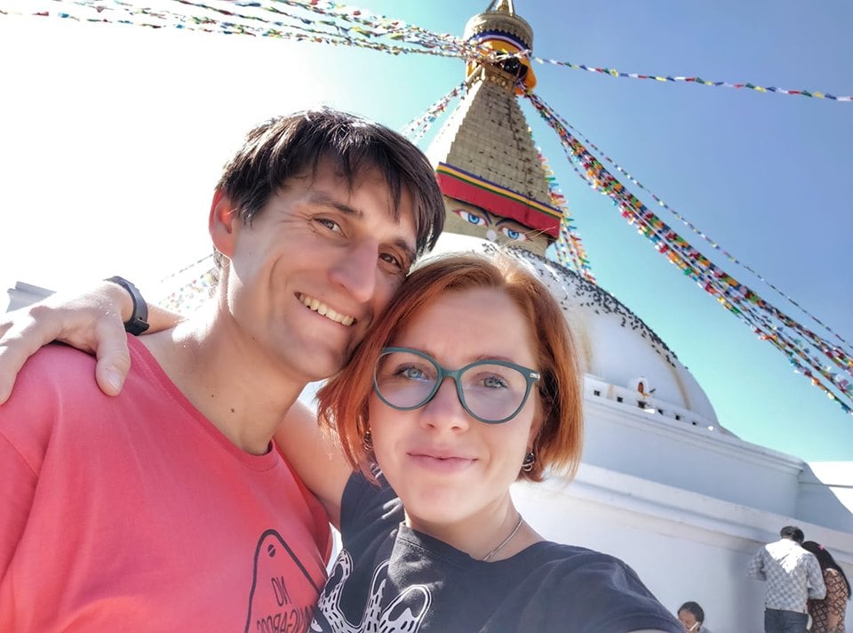 Марина Рубан в Катманду