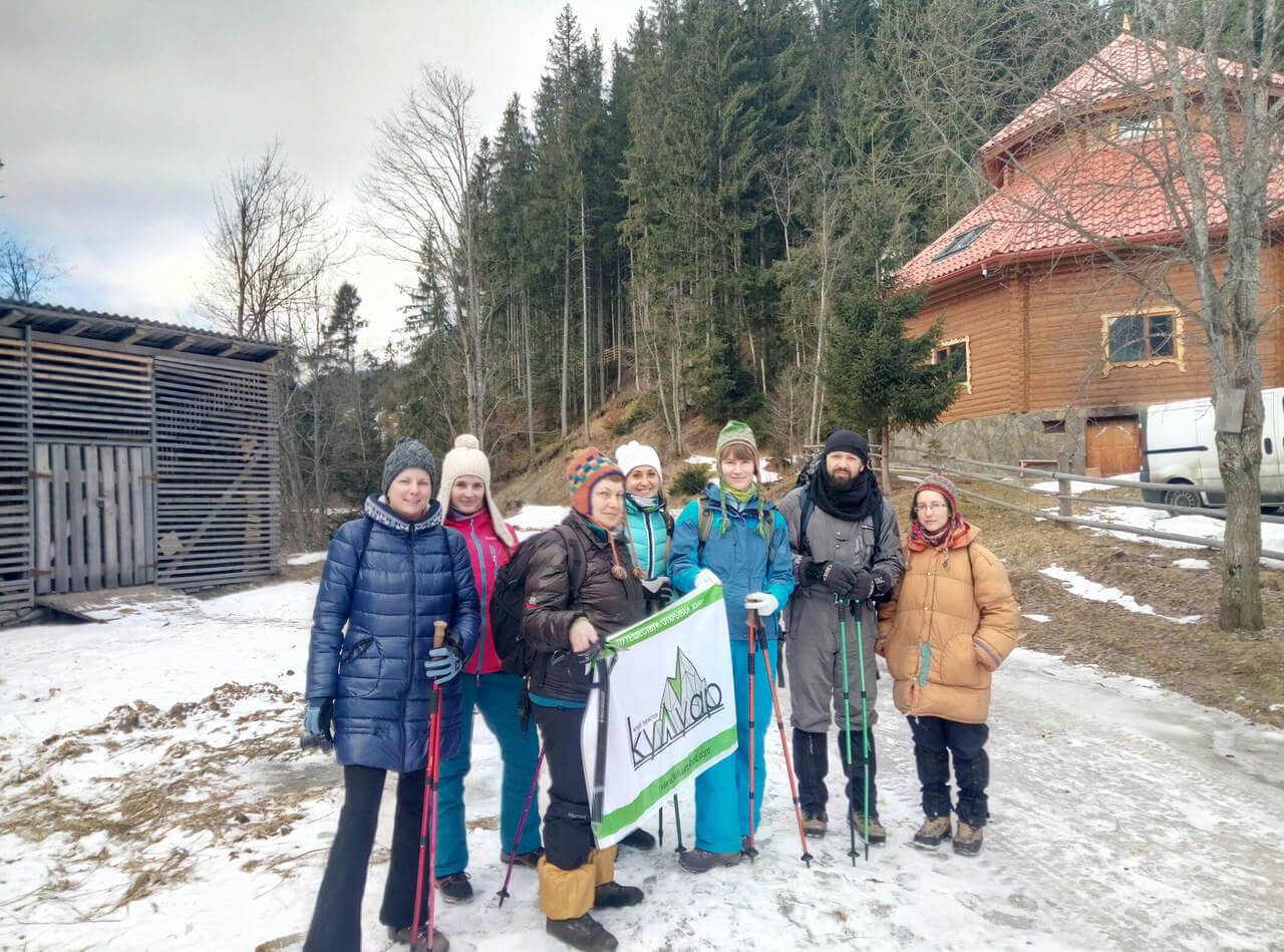 зимовий похід в Карпатах